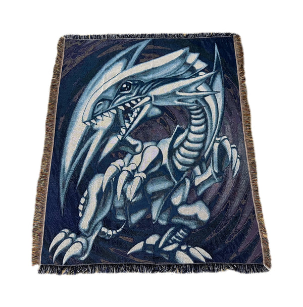 Blue-Eyes  White Dragon Woven Tapestry